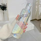 Portable Sports Water Bottle Transparent Glass